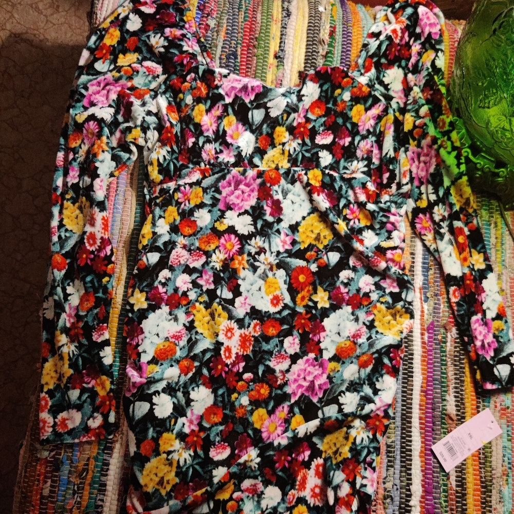 NWT floral dress 2x - Picture 1 of 4